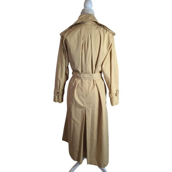 VTG Tan Trench Coat - Picture 4 of 6
